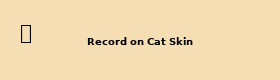 บันทึกหนังแมว - Record on Cat skin
